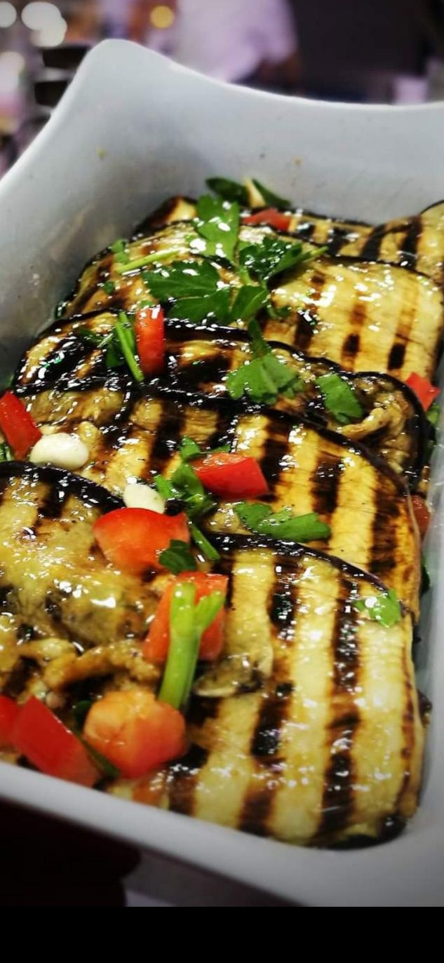 Grilled Marinated Aubergine Pot Celinos